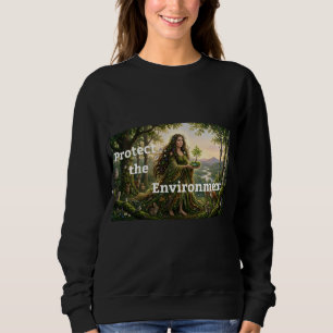 Schützen Sie die Umwelt  Sweatshirt