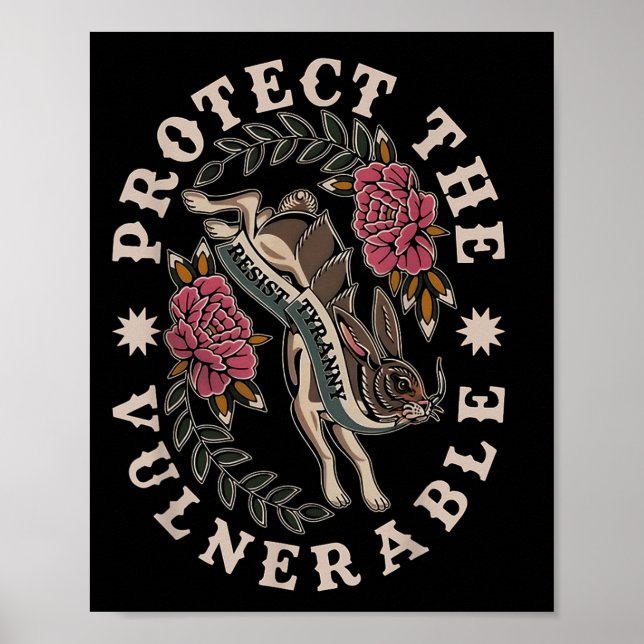 Schützen Sie die Verletzlichen Poster (Vorne)