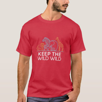 Schützen Sie die Wild Wild Animal Protection Famil T-Shirt