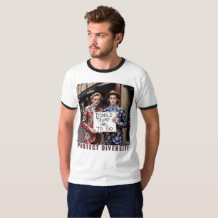 Schützen Sie Diversity in Trump T-Shirt