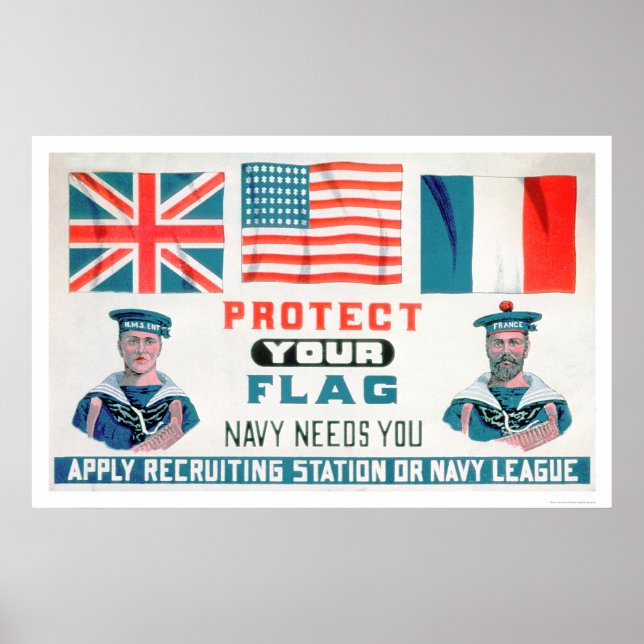 Schützen Sie Ihre Flagge - Navy Needs Sie (US02143 Poster (Vorne)