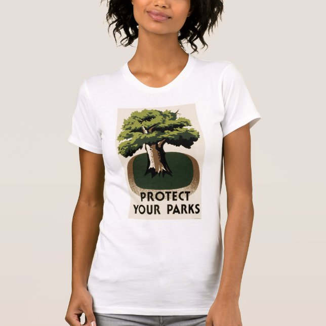 Schützen Sie Ihre Parks T-Shirt (Vorderseite)