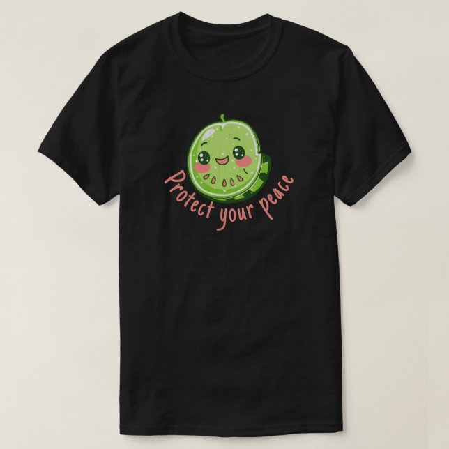 Schützen Sie Ihren Frieden T-Shirt (Design vorne)