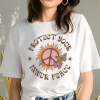 Schützen Sie Ihren inneren Frieden Retro Boho Sun