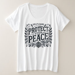 Schützen Sie Ihren Peace Plus-T - Shirt für Frauen