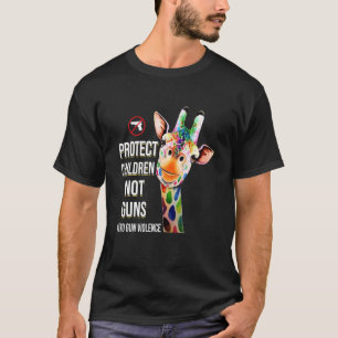Schützen Sie Kinder, die keine Waffen tragen, die T-Shirt