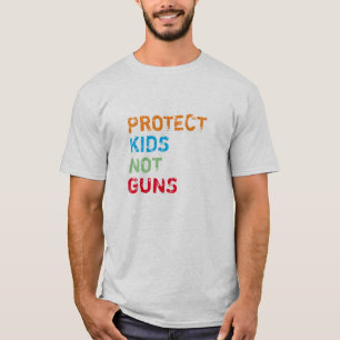 Schützen Sie Kinder. Nicht Waffen Unterschiedliche T-Shirt