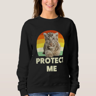 Schützen Sie mich Vintage lustige Baby Tigers Grap Sweatshirt