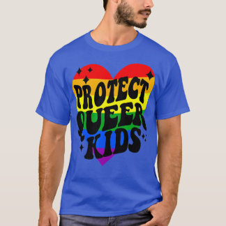 Schützen Sie Quee Kids Rainbow Say Gay Pride Monat T-Shirt