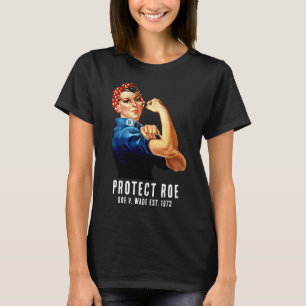 Schützen Sie Roe gegen Wade Rosie das Nietteraufhä T-Shirt