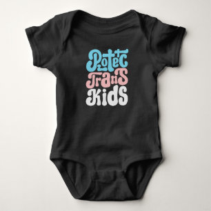 Schützen Sie Trans Kids Baby Bodysuit Strampler