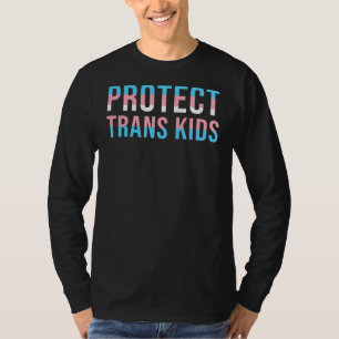 Schützen Sie Trans Kids LGBs Stolz T-Shirt