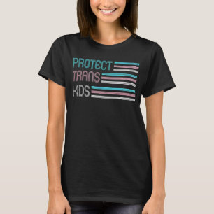 Schützen Sie Trans Kids LGBT Unterstützung Transge T-Shirt