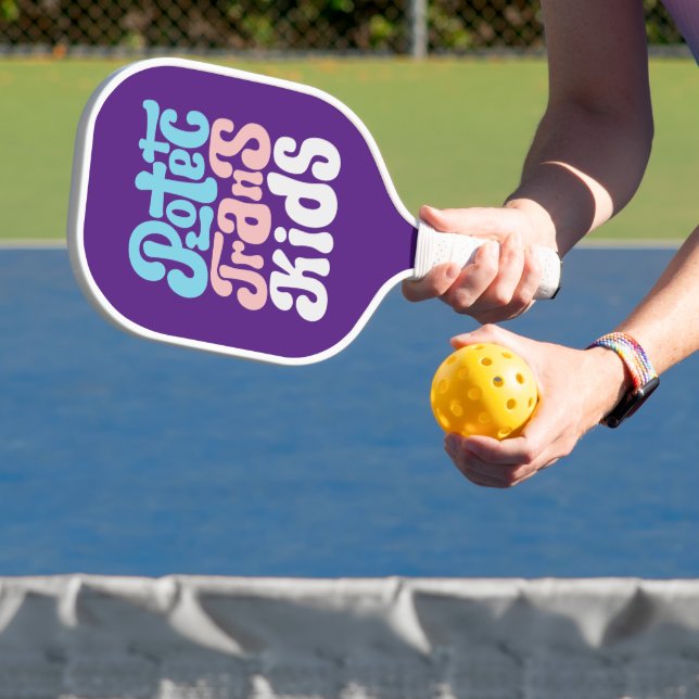 Schützen Sie Trans Kids Pickleball Racket Schläger (InSitu)