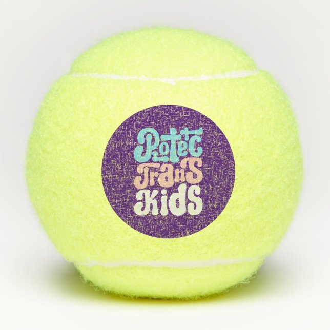Schützen Sie Trans Kids Tennis Balls Tennisbälle (Vorderseite)