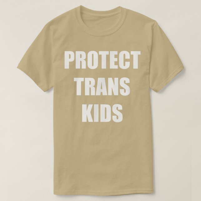 Schützen Sie Trans Kids Trans Geschenke T-Shirt (Design vorne)