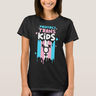 Schützen Sie Trans Kids Transgender Flag Prix LGB T-Shirt