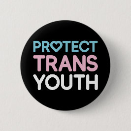 Schützen Sie Trans Youth. Button