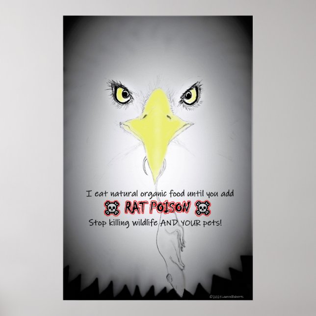 SCHÜTZEN SIE UNSER WILDLEBEN VOR RAT POISING POSTER (Vorne)