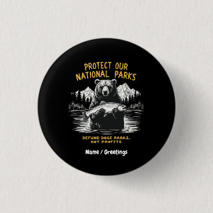 Schützen Sie unsere nationalen Parks entschädigen  Button