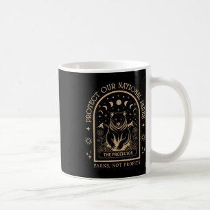 Schützen Sie unsere Nationalparks, entsorgen Sie D Kaffeetasse