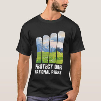 Schützen Sie unsere Nationalparks Naturschutz T-Shirt