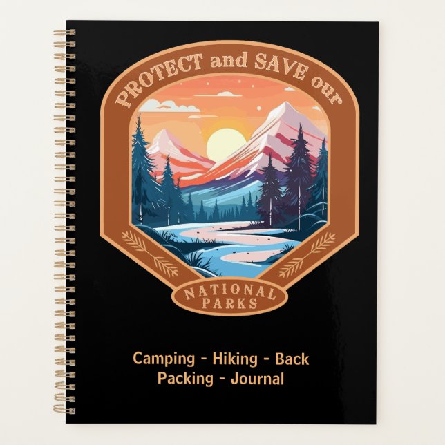 Schützen Sie unsere Nationalparks Planer (Vorderseite)