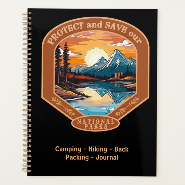 Schützen Sie unsere Nationalparks Planer (Vorderseite)