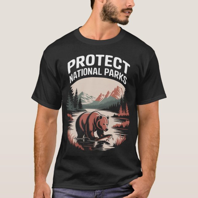 Schützen Sie unsere Nationalparks T-Shirt (Vorderseite)