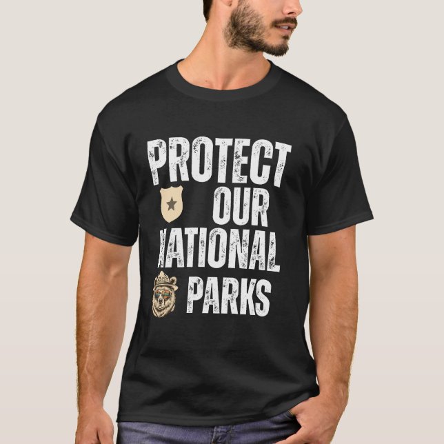Schützen Sie unsere Nationalparks - Uns Alt Servic T-Shirt (Vorderseite)