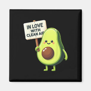 Schützen Sie unseren Planeten Avocado Earth Day La Magnet