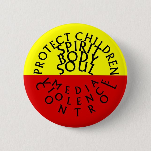 Schützen von KindergeistBodySoul Eng Button (Vorderseite)