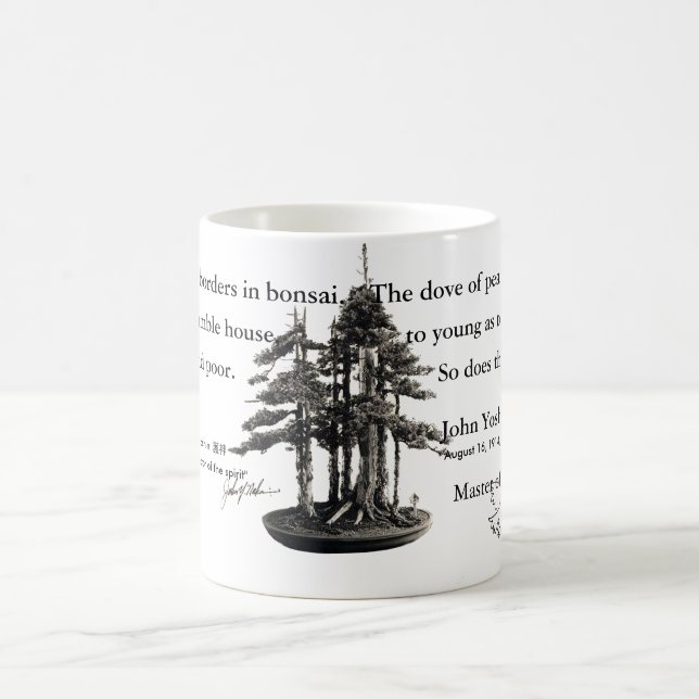 „schützender“ Goshin 護神 „of the spirit John Yoshio Kaffeetasse (Mittel)