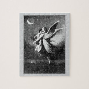 Schutzengel bei Nacht Puzzle