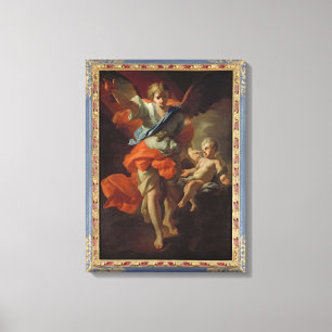 Schutzengel, c.1685-94 leinwanddruck