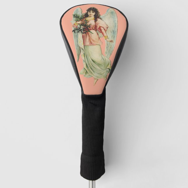 Schutzengel Göttliche Wachsamkeit & Gnade Kunst Golf Headcover (Vorderseite)