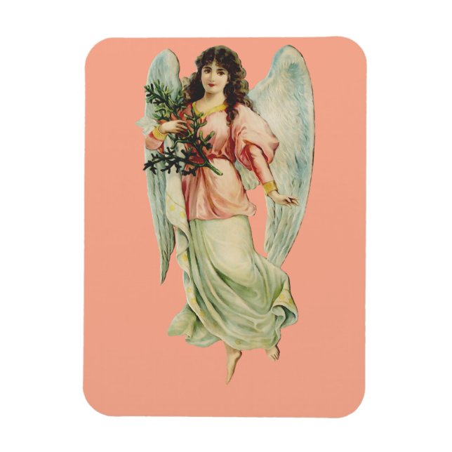 Schutzengel Göttliche Wachsamkeit & Gnade Kunst Magnet (Vertikal)