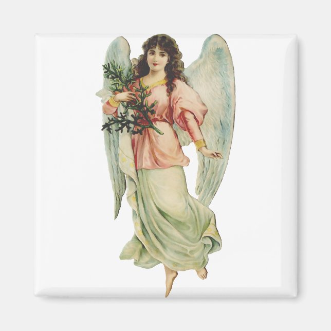 Schutzengel Göttliche Wachsamkeit & Gnade Kunst Magnet (Vorne)