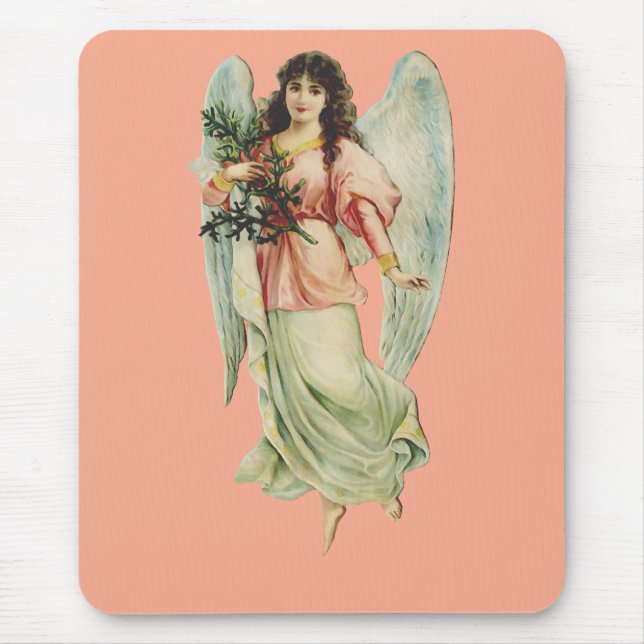 Schutzengel Göttliche Wachsamkeit und Gnade Kunst Mousepad (Vorne)
