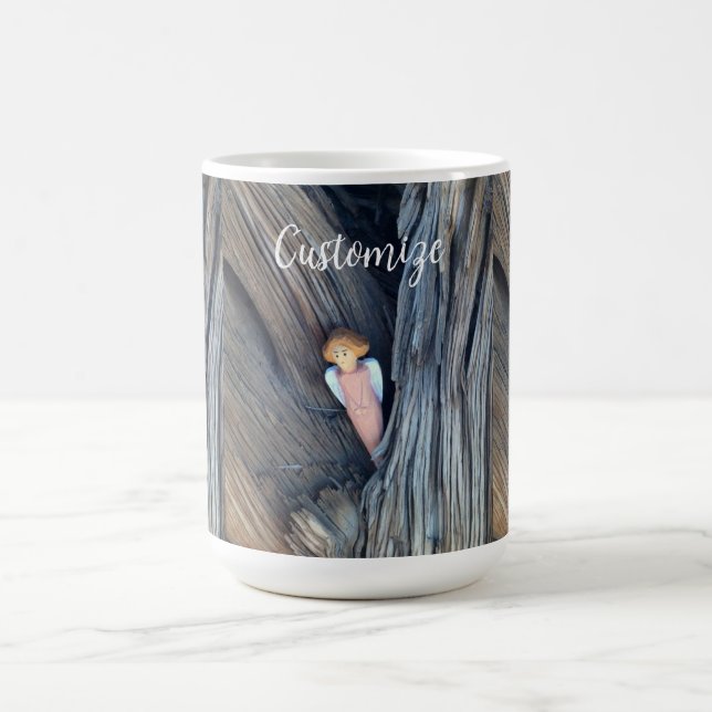 Schutzengel in der Baumkronenbucht Kaffeetasse (Mittel)