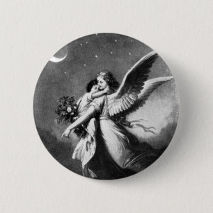 Schutzengel in der Nacht Button