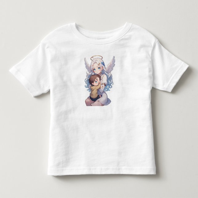 Schutzengel Jungen T-Shirt (Vorderseite)