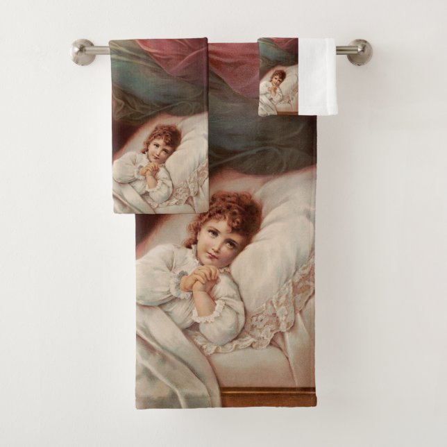 Schutzengel mit Kind Badhandtuch Set (Insitu)