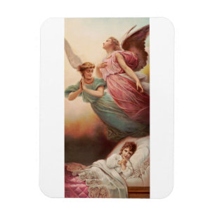 Schutzengel mit Kind Magnet