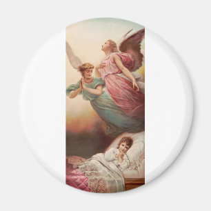 Schutzengel mit Kind Magnet