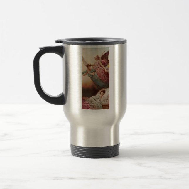 Schutzengel mit Kind Reisebecher (Links)