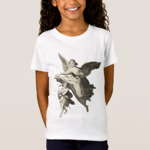 Schutzengel Schäferjunge Kunstillustration T-Shirt