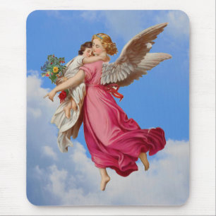 Schutzengel und Kind Mousepad