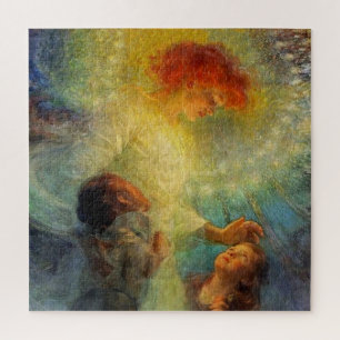 „Schutzengel“ von Franz Dvorak Puzzle