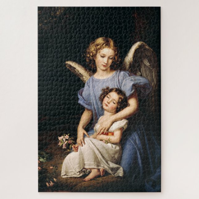 Schutzengel von Joseph Karl Stieler Puzzle (Vertikal)